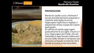 Ricetta del Bacalà alla Vicentina  Cucina Veneta  Pianura a Tavola [upl. by Nitsirc50]