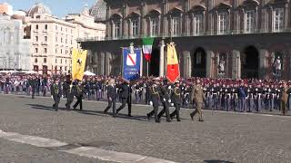 Giuramento 237° corso Scuola militare quotNunziatellaquot Labari di Napoli e Campania [upl. by Hoisch]