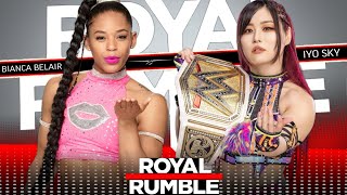 WWE 2K23  Bianca Belair VS Iyo Sky WWE Womens Championship  Royal Rumble [upl. by Valaria796]