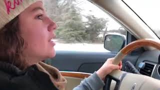 Ice driving with my 14 year old [upl. by Ettesus]