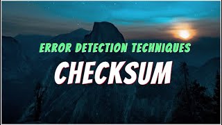 Checksum  Error Detection Techniques  Computer Networks  BANGLA Lecture [upl. by Hermann883]