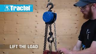 Tractel’s Tralift manual chain hoist [upl. by Dickey]