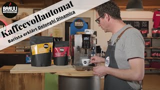 Mr Baruli testet Kaffeevollautomaten  DeLonghi Dinamica Schritt für Schritt Anleitung [upl. by Nalra]