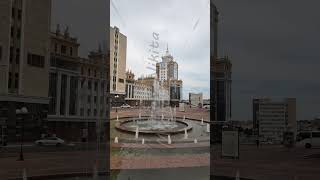 Vertical video Saransk Russia Adagio Fountain  Light and music fountain of geyser type Natio [upl. by Yoreel]