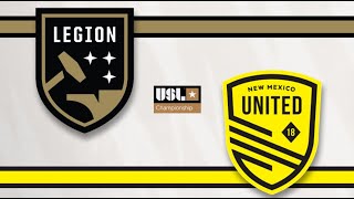 HIGHLIGHTS Legion FC at New Mexico United – 72024 [upl. by Htebizile]