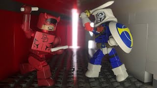 A DANCE WITH THE DEVIL IN THE PALE MOONLIGHT Daredevil Vs Taskmaster Minimates StopMotion [upl. by Enneicul]