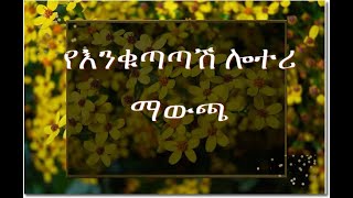 የ2016 ዓም የእንቁጣጣሽ ሎተሪ ማውጫ [upl. by Ilellan]