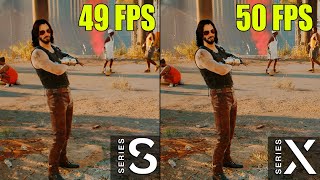 Cyberpunk 2077 Phantom Liberty Xbox Series S vs Series X Comparison  Review Graphics FPS Test [upl. by Schaefer]