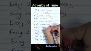 Adverbs of Time Enhance Your English for Daily Conversations ⏰ spokenenglish englishlanguage [upl. by Tletski]