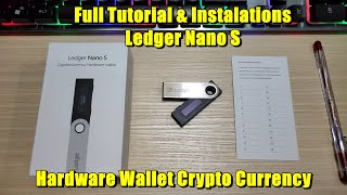 Cara Instalasi LEDGER NANO S  Review amp Tutorial Detail [upl. by Shiff727]