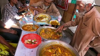 Homeless old man is very hungry He is very happy to eat fish and rice BD Food [upl. by Yelrebmik35]