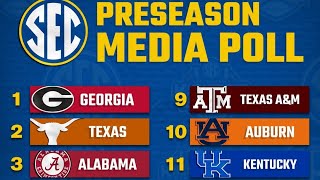 OU Football OU Picked 8th in SEC Media Poll  Thoughts on EA CFB 25 Game [upl. by Yoccm120]