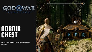 Eastern Barri Woods  Nornir Chest  God Of War Ragnarok Guide [upl. by Enyleuqcaj197]