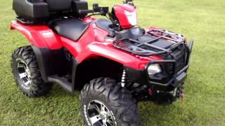 2015 Honda TRX500FA6 FourTrax Foreman Rubicon [upl. by Anaila]