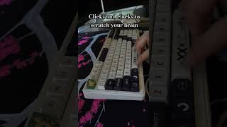 Just some clicky clacks to scratch your brain asmr mechanicalkeyboard [upl. by Gigi]