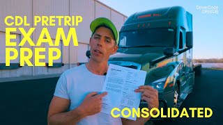 Class A CDL Pretrip Exam  New 2024 Standard [upl. by Jacobba]