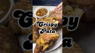 Crispy Pata ❤️ pata crispy crispypata filipinofood foryou shorts fyp food [upl. by Takara]