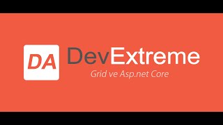 Devextreme Grid ve Aspnet Core [upl. by Buchheim902]