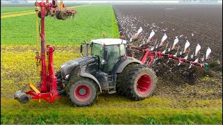 Ploughing and Soil Preparation in one Pass  Fendt 939 w MH Rotorarm amp Kverneland 7 furrow plough [upl. by Aivalf777]