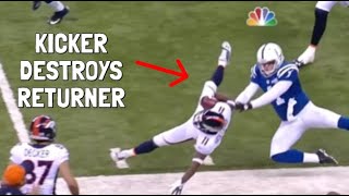 NFL KickerPunter Tackling Highlights [upl. by Myers]