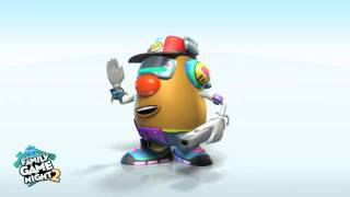 Family Game Night 2  Mr Potato Head Dance Moves [upl. by Enelad481]