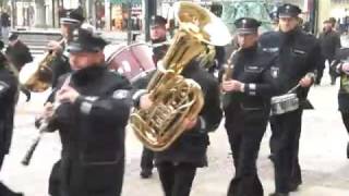 Neujahrsmorgen in Hamburg Das Polizeiochester marschiert auf und spielt quotGruß an Kielquot [upl. by Juni]