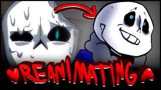 Reanimating Sans VS Betty Ascended Megalovania [upl. by Denae64]