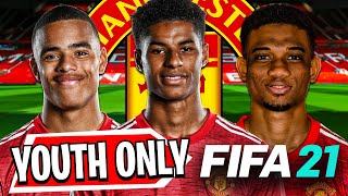 MANCHESTER UNITED YOUTH ONLY REBUILD FIFA 21 Career Mode [upl. by Auqinat3]