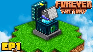 THE BEST FACTORY AUTOMATION SKYBLOCK EP1  Minecraft Forever Factory Modded Questing Skyblock [upl. by Welcher402]