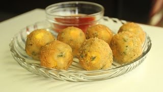 Cheese Corn Balls Recipe [upl. by Ardnuhs]