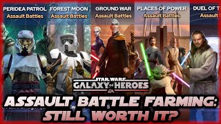 CG is Removing Assault Battles Going Forward  Is Assault Battle Farming Still Worth It in SWGOH [upl. by Amsden]