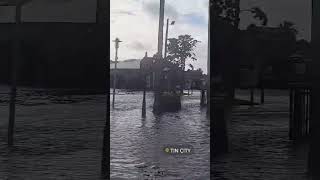 Video shows flooding in Naples FL from Hurricane Helene [upl. by Ardnek]