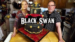 Black Swan Theatre Cake TheaterCakes BalletCakes BlackSwanCake JensShutYourCakeHole [upl. by Plath196]