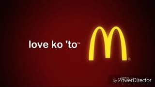 McDonalds Philippines Endtag love ko to [upl. by Tiedeman]