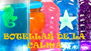 5✨ BOTELLAS sensoriales MONTESSORI o Botellas DE LA CALMA DIFERENTES ✨DIYS [upl. by Chase]