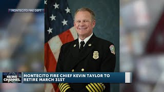 Montecito Fire Chief Kevin Taylor announces his retirement after 35 years of service [upl. by Beebe]