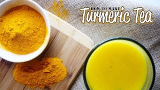 Turmeric Tea Recipe  Benefits of Turmeric  How to Make Turmeric Tea [upl. by Lurlene]