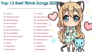 My Top Japanese Songs in Tik Tok 2023  Top 15 Best Tik Tok Japanese Songs Playlist [upl. by Airtened]