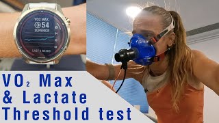 VO2 MAX amp LACTATE THRESHOLD TEST  How accurate is Garmin [upl. by Anneirb317]