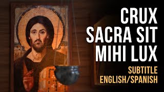 MEDITATION CRUX SACRA SIT MIHI LUX  St Benedict Medal Prayer In Latin  1 Hour Subtitled [upl. by Ynafetse131]