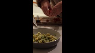 Vegan Pesto Gnocchi Recipe [upl. by Ahsaret]