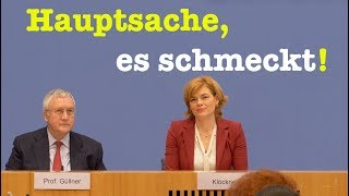 Julia Klöckner CDU zum quotErnährungsreport 2019quot  BPK vom 9 Januar 2019 [upl. by Anitnerolf]