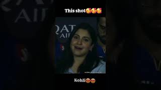 Anushka impressed 😁virat cricket indianbatsman indiancaptain cricketlover [upl. by Anailli694]