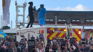 Asa Bantan’s entrance at the 2024 Dominica WCMF [upl. by Sueddaht760]