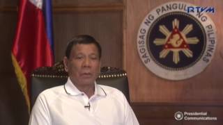 Duterte’s Christmas wish Peace order progress for PH [upl. by Inot]