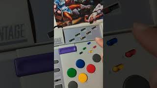 CONHEÇA O SUPER ADVANTAGE O ARCADE PAD DA ASCII PARA O SNES supernintendo retrogaming videogames [upl. by Nabois653]