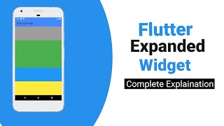 What are expanded widget in Flutter  Flutter Widgets Tutorial Hindi Urdu [upl. by Novej666]