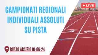 CAMPIONATI REGIONALI INDIVIDUALI ASSOLUTI SU PISTA  BUSTO ARSIZIO 010624 [upl. by Vig]