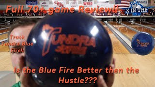 Track Tundra Blue Fire Bowling Ball Review our opinion after 70 Games 4K [upl. by Adnouqal]