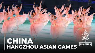 Hangzhou Asian Games in China open with futuristic ceremony [upl. by Salene]